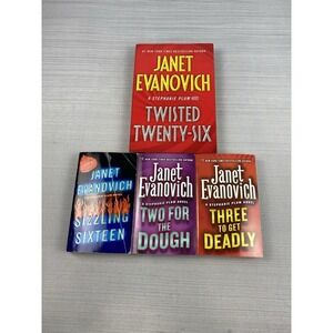 Janet‎ Evanovich Stephanie Plum Series Paperback Lot Of 4 Books Good